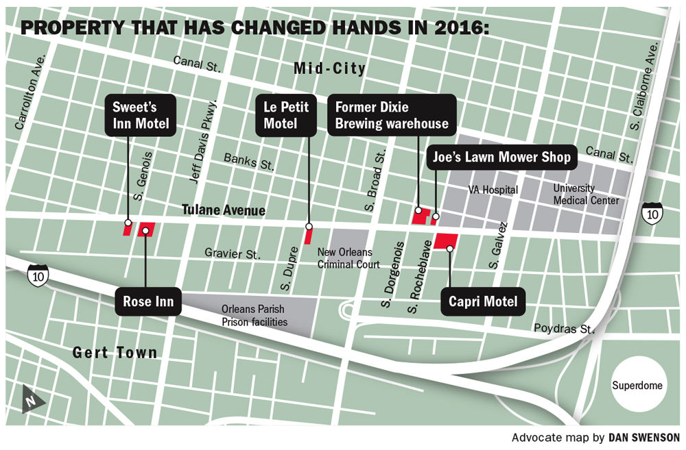 Map of Tulane Avenue properties sold in 2016 _lowres